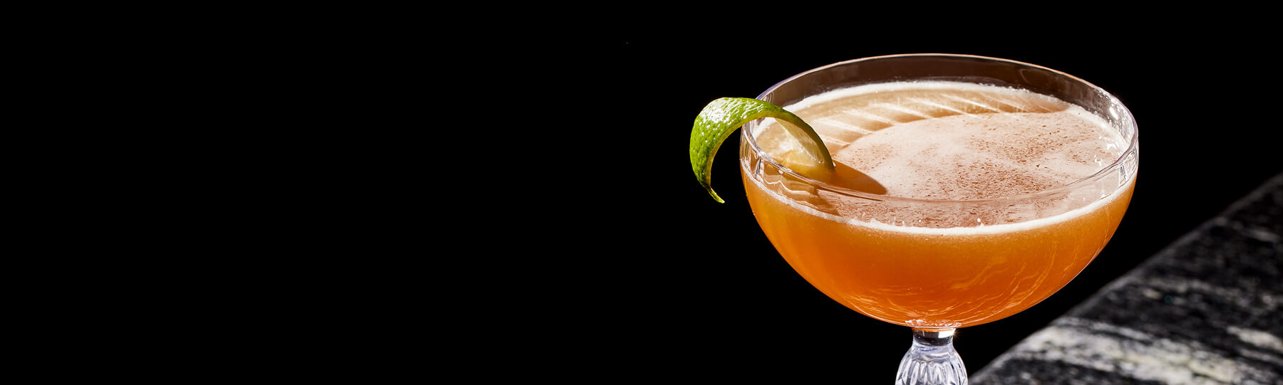 Craft cocktails at The Vault at The National with vibrant colors