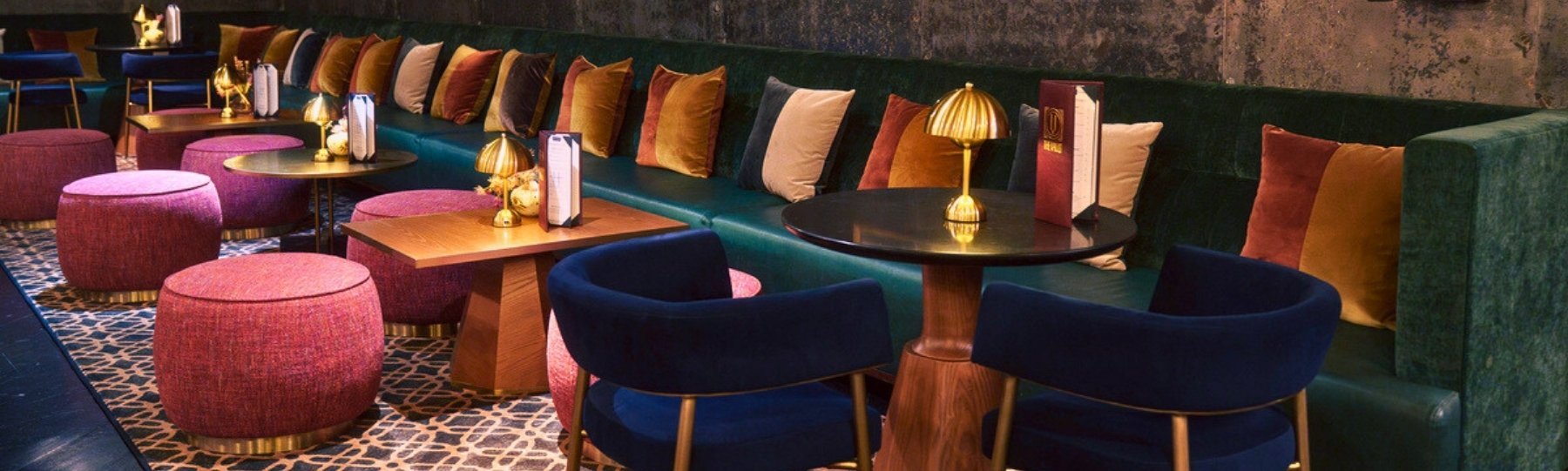 Interior Seating at The Vault The National Downtown OKC